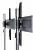 Edbak TR18 Wózek do monitorów 60-95 cali VESA 100x100 do 1000x600 80 kg 570-1810 mm